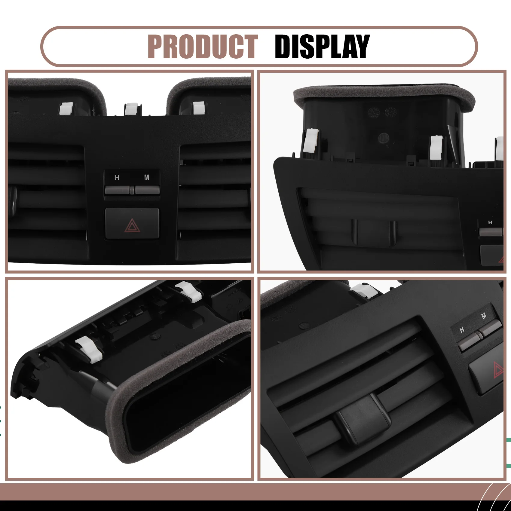 Outlet Grille For Toyota/Camry 2007-2013 A/C Air Condition Vents Outlet Panel 55660-06030 55660-06030 US Version Black
Outlet Grille For Toyota/Camry 2007-2013 A/C Air Condition Vents Outlet Panel 55660-06030 55660-06030 US Version Black