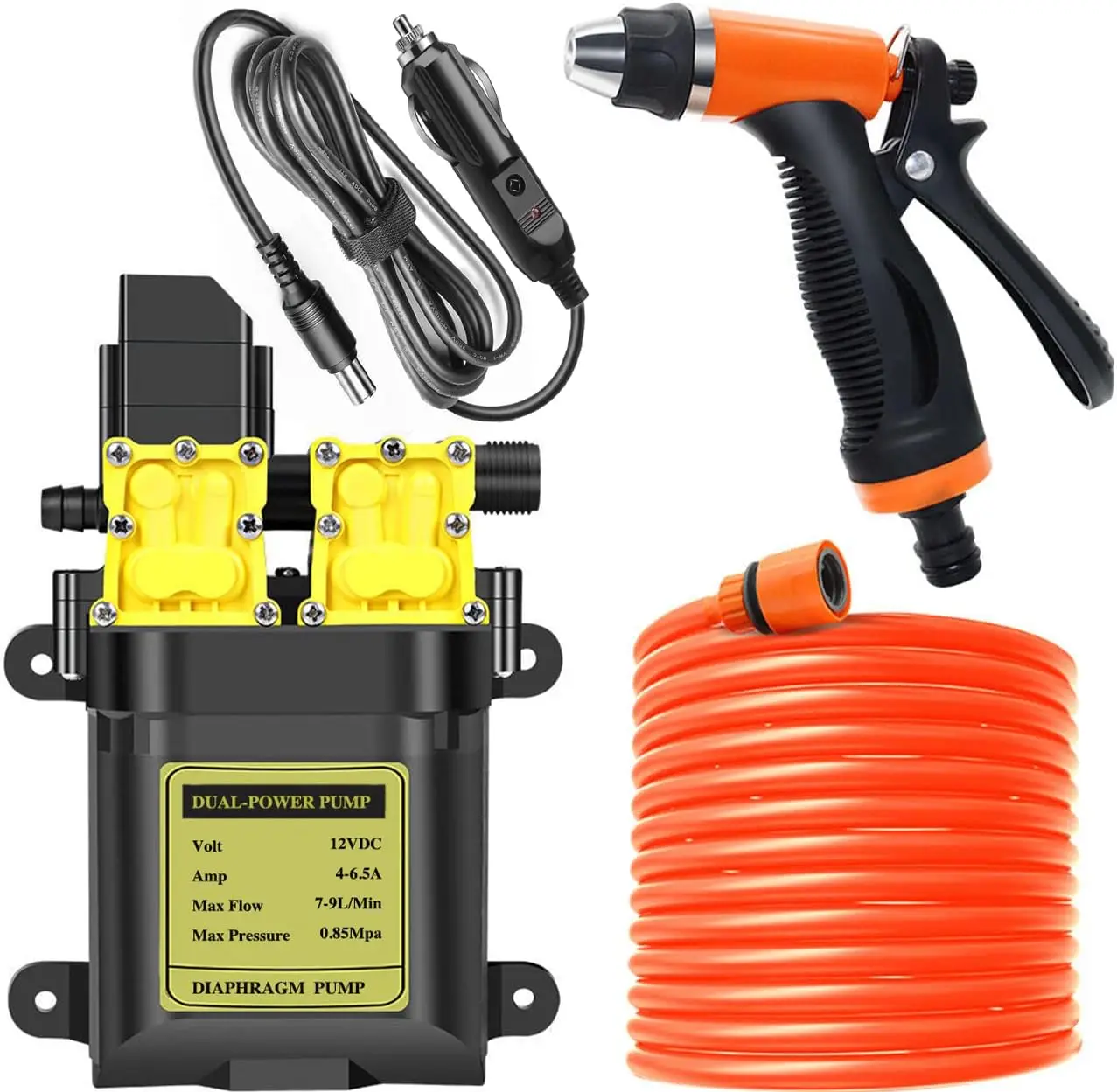 UltriumPro 12V Pressure Washer 130 PSI Portable Power Washer for Cars SUV Vehicles with 20ft Hose Double Pump
UltriumPro 12V Pressure Washer 130 PSI Portable Power Washer for Cars SUV Vehicles with 20ft Hose Double Pump