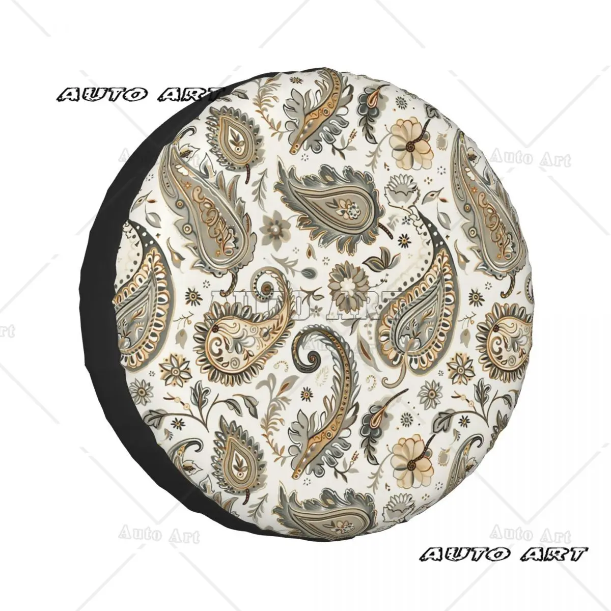 Gold Bohemian Art Paisley Gradient Beige And Brown Spare Tire Cover for Car Wheel Protectors Cover for Truck Camping Universal
Gold Bohemian Art Paisley Gradient Beige And Brown Spare Tire Cover for Car Wheel Protectors Cover for Truck Camping Universal