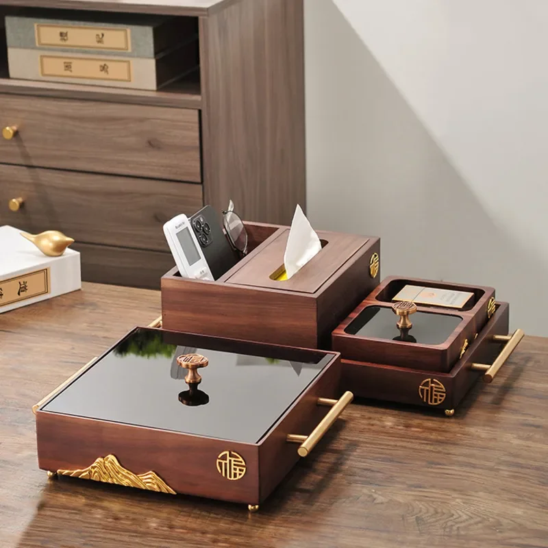 Minimalist Solid Wood Storage Set Chinese Desktop Paper Drawer for Coffee Table Tissue Box and Remote Control Organizer
Minimalist Solid Wood Storage Set Chinese Desktop Paper Drawer for Coffee Table Tissue Box and Remote Control Organizer