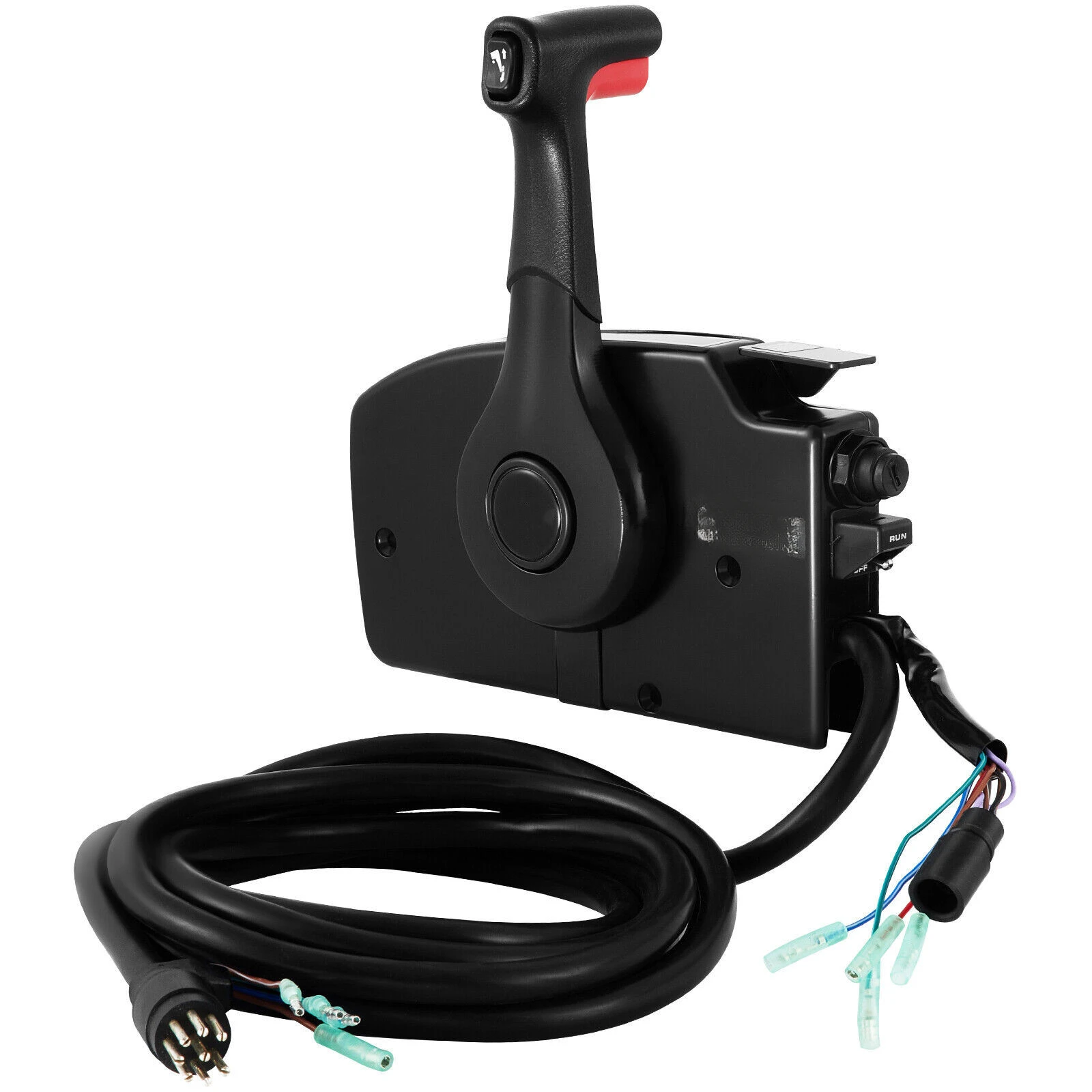 Outboard side-mounted throttle control box 881170A5 throttle with 5M 8-pin connecting harness
Outboard side-mounted throttle control box 881170A5 throttle with 5M 8-pin connecting harness