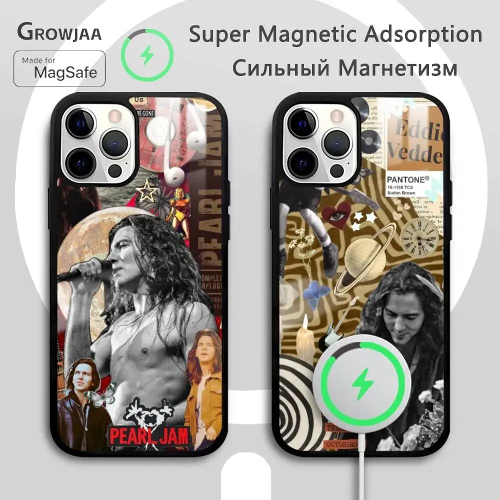 Future Days P-pearl Jam Phone Case For IPhone 16 15 14 13 12 11 Pro Max Plus Mini Magsafe Mirror Wireless Magnetic Funda
Future Days P-pearl Jam Phone Case For IPhone 16 15 14 13 12 11 Pro Max Plus Mini Magsafe Mirror Wireless Magnetic Funda