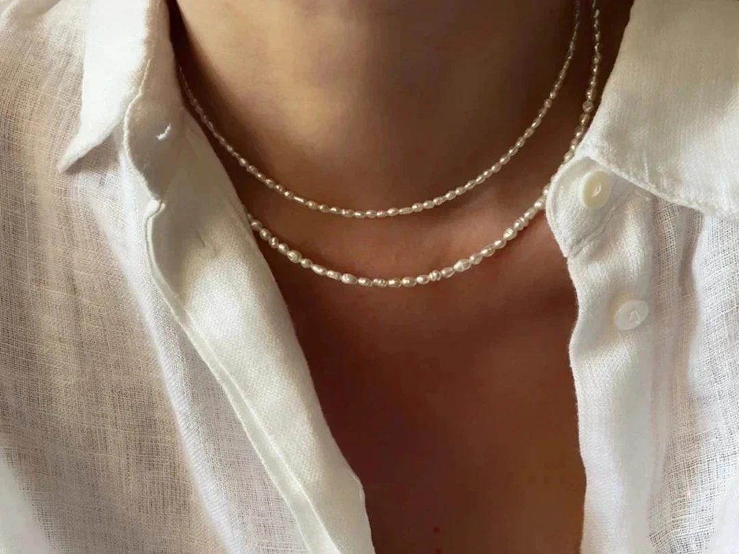 3mm White Rice Natural Freshwater Pearl Necklaces with 5cm Extend Chain 925 Sterling Silver 35 43cm Choker Jewelry Gift
3mm White Rice Natural Freshwater Pearl Necklaces with 5cm Extend Chain 925 Sterling Silver 35 43cm Choker Jewelry Gift