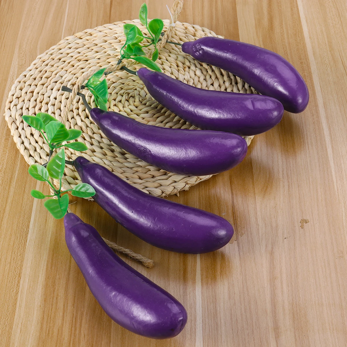 Artifical Vegetables And Fruits Strings 5 Fake Eggplant Hanging Strings for Kitchen Restaurant Wall Farm Hanging Decoration
Artifical Vegetables And Fruits Strings 5 Fake Eggplant Hanging Strings for Kitchen Restaurant Wall Farm Hanging Decoration