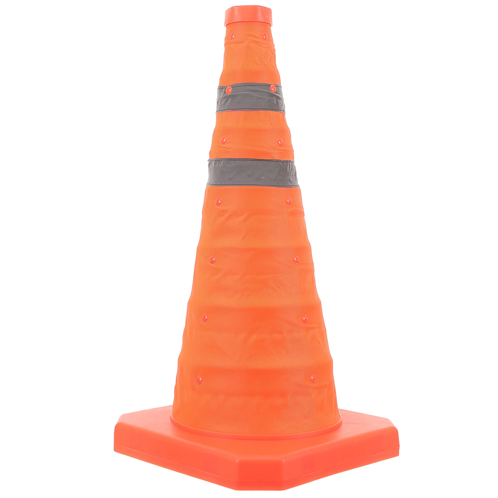 Collapsible Traffic Safety Cones Plastic Oxford Bright Color Stable Base Foldable Design Road Emergency Schools Parking
Collapsible Traffic Safety Cones Plastic Oxford Bright Color Stable Base Foldable Design Road Emergency Schools Parking