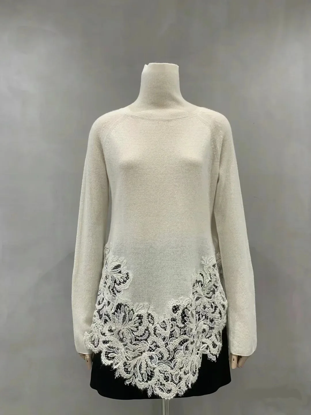 High Quality Cashmere Pink Sweater Grey Elegant Ladies Turtleneck Beige Pullover Fashion Women's Black Knitted Sweater Long
High Quality Cashmere Pink Sweater Grey Elegant Ladies Turtleneck Beige Pullover Fashion Women's Black Knitted Sweater Long