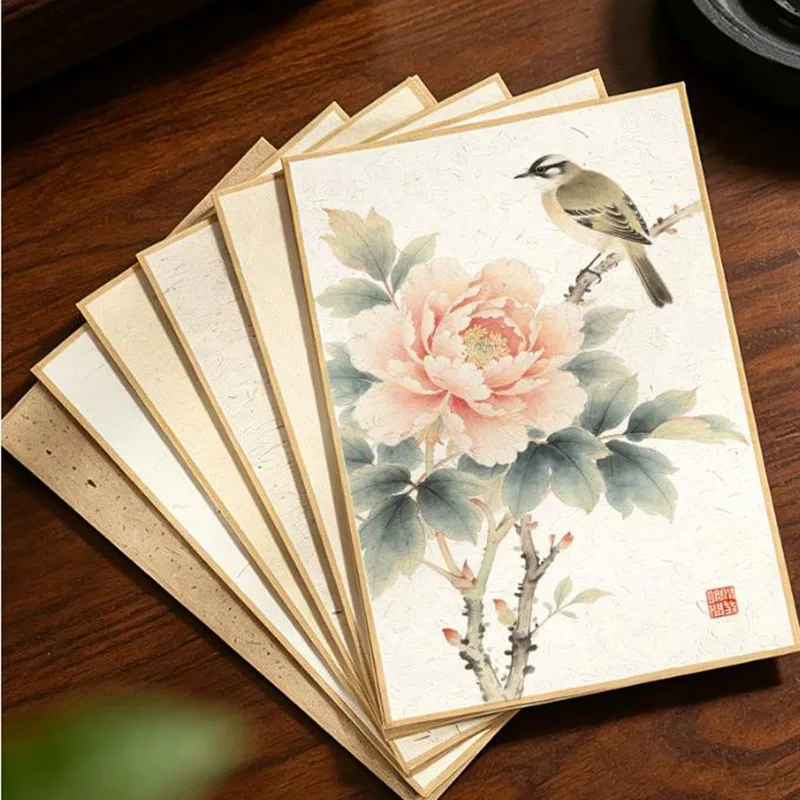 10 Sheets Half-Ripe Half-Raw Chinese Painting Paper, Xuan Paper for Boneless Technique (Mogu Hua), Medium Absorbency Rice Paper
10 Sheets Half-Ripe Half-Raw Chinese Painting Paper, Xuan Paper for Boneless Technique (Mogu Hua), Medium Absorbency Rice Paper