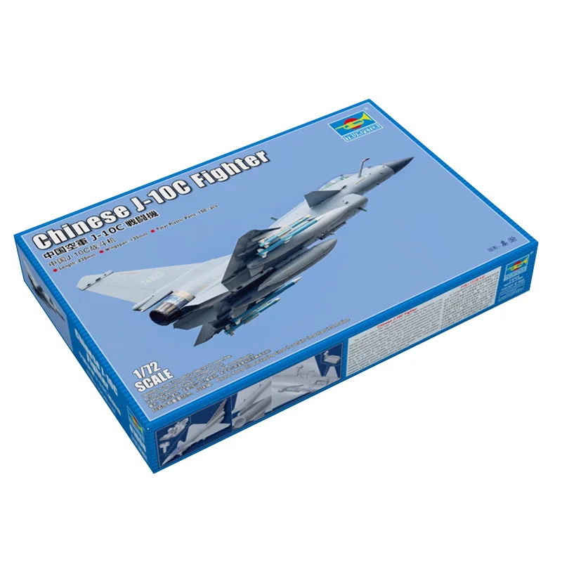 Trumpeter 01698 Military Aircraft Model - 1/72 Chinese J-10C "Vigorous Dragon" Fighter Jet (Made In China)
Trumpeter 01698 Military Aircraft Model - 1/72 Chinese J-10C "Vigorous Dragon" Fighter Jet (Made In China)