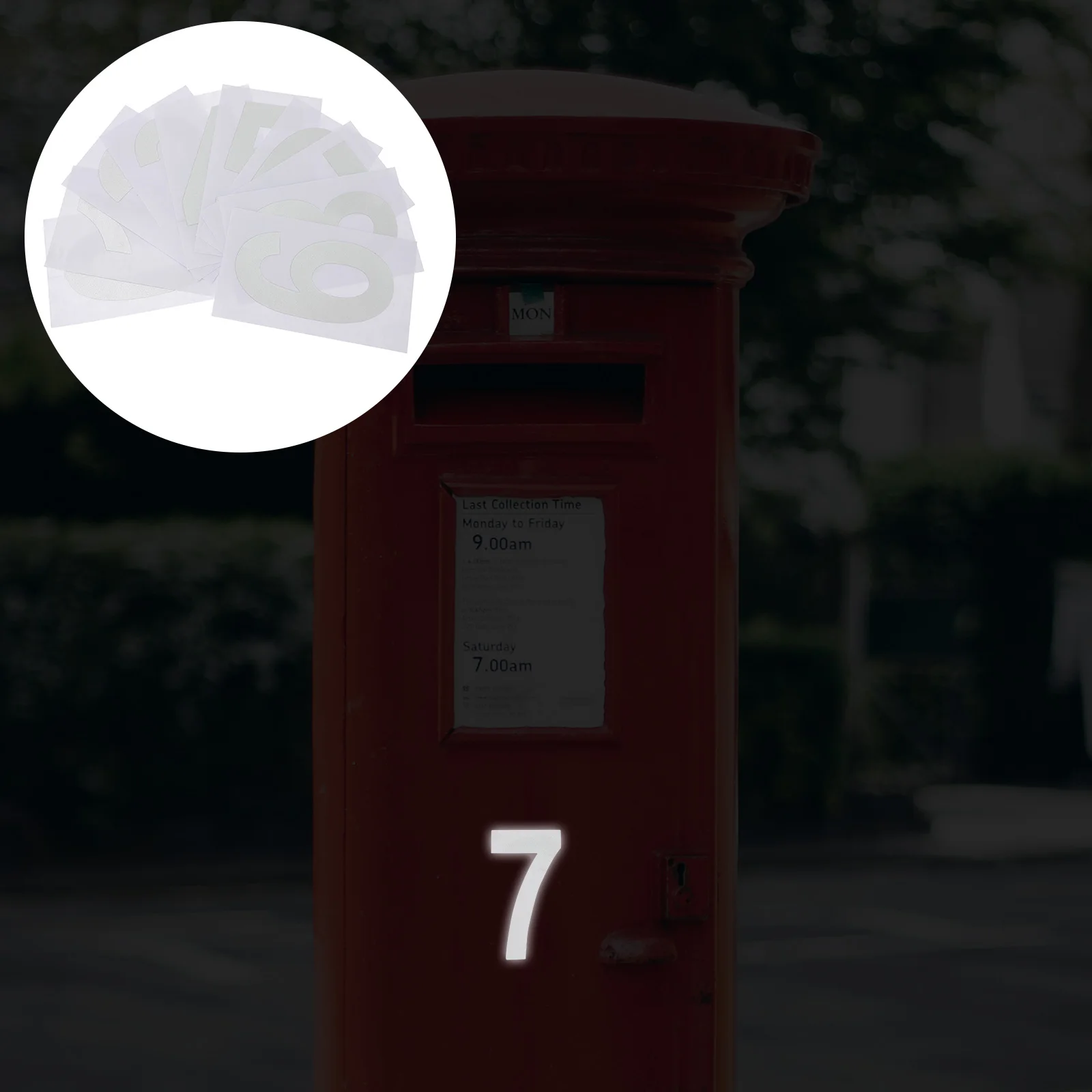 5 Sets Reflective Number Stickers Outdoor Mailbox Numbers Applique Address Vinyl House
5 Sets Reflective Number Stickers Outdoor Mailbox Numbers Applique Address Vinyl House