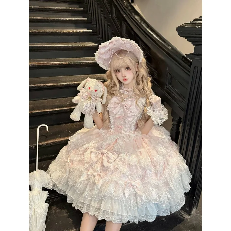 Sugar Girl Original Design Light Flower Marriage Lolita Dress Jsk Suspender Dress Young Girl Sweet Japanese Lolita Costume
Sugar Girl Original Design Light Flower Marriage Lolita Dress Jsk Suspender Dress Young Girl Sweet Japanese Lolita Costume