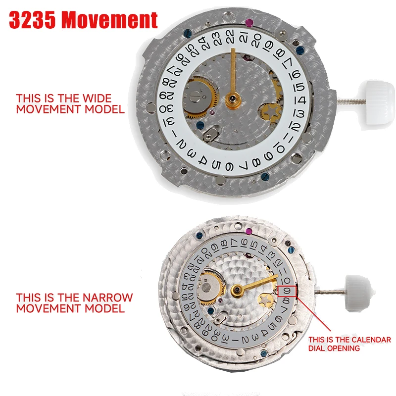 Shanghai Factory 3235 Watch Movement Wide/Narrow Disc Fit to 3235 Mechanical Movement Modified Parts Watch accessories
Shanghai Factory 3235 Watch Movement Wide/Narrow Disc Fit to 3235 Mechanical Movement Modified Parts Watch accessories