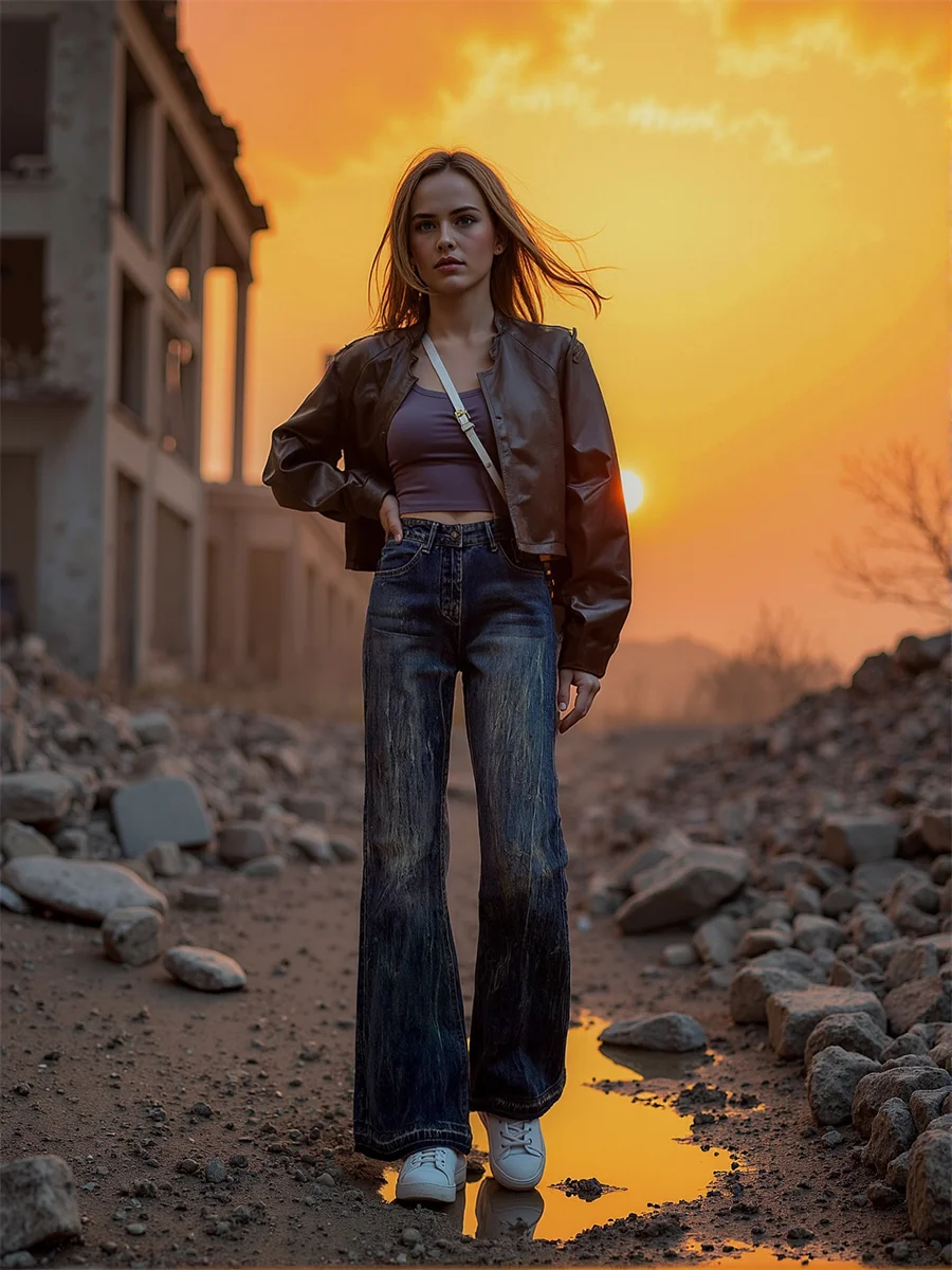 Расклешенные потертые джинсы, брюки для женщин, джинсовая женская одежда, провисающие повседневные брюки до щиколотки для колледжа, синель, простые городские брюки с высокой талией
Расклешенные потертые джинсы, брюки для женщин, джинсовая женская одежда, провисающие повседневные брюки до щиколотки для колледжа, синель, простые городские брюки с высокой талией