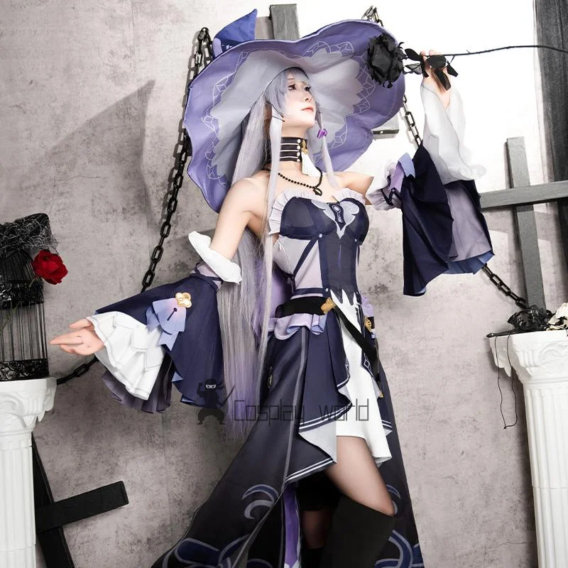 New Game Honkai:Star Rail Herta Cosplay Costume Purple Magic Dress Hat Full Set Uniform Halloween Anime Party Play Role Clothes
New Game Honkai:Star Rail Herta Cosplay Costume Purple Magic Dress Hat Full Set Uniform Halloween Anime Party Play Role Clothes