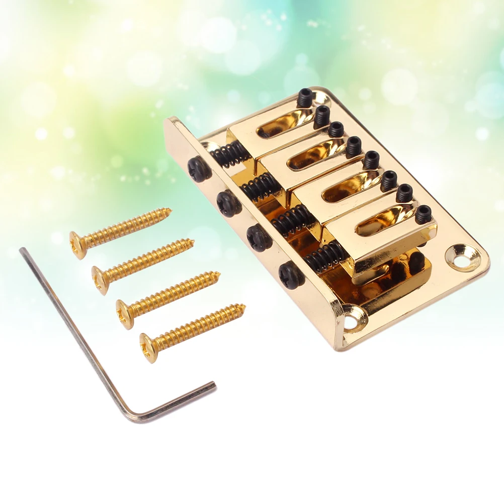 Golden Piano Bridge Bass with Screws Guitar Vintage Style Wrench Adjustable Height
Golden Piano Bridge Bass with Screws Guitar Vintage Style Wrench Adjustable Height