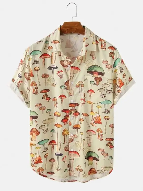 Digital Print Flip Collar Short Sleeve Men's Shirt Fashion Urban Style Polyester Fabric Anti-Wrinkle Treatment Youth Casual S...
Digital Print Flip Collar Short Sleeve Men's Shirt Fashion Urban Style Polyester Fabric Anti-Wrinkle Treatment Youth Casual S...