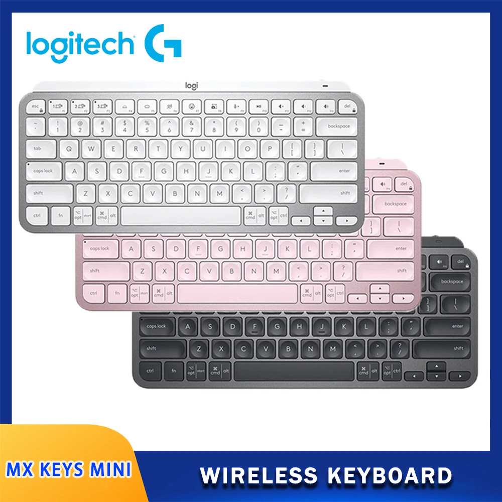 Logitech Mx Keys Mini Wireless Waterproof Bluetooth Keyboard 104 Keys Backlit Slim Silent Portable Business Computer Laptop
Logitech Mx Keys Mini Wireless Waterproof Bluetooth Keyboard 104 Keys Backlit Slim Silent Portable Business Computer Laptop