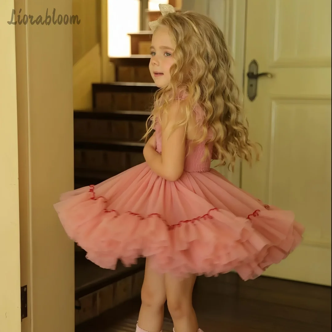 Girls' Pink Tulle Dress Everyday Wear Over The Knee Flower Girl Gown Party Dance Dress Wedding Attire
Girls' Pink Tulle Dress Everyday Wear Over The Knee Flower Girl Gown Party Dance Dress Wedding Attire
