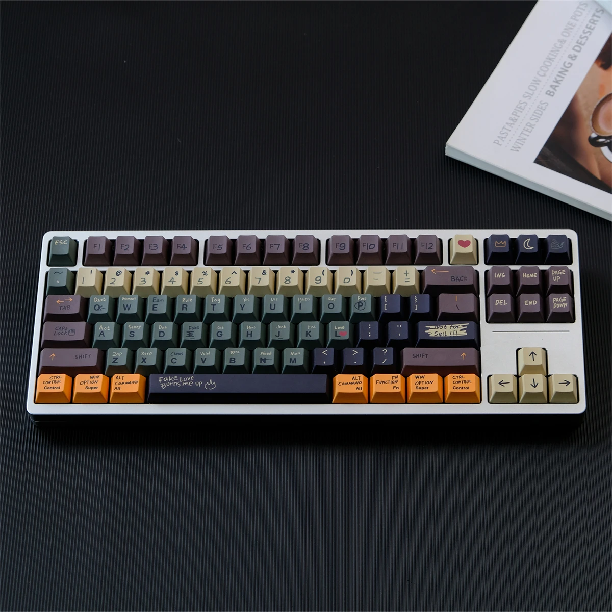 151 Full Set of Keycaps PBT Thermal Sublimation Cherry Profile Mechanical Keyboard Cap Customized for Woting Gaming Keyboard
151 Full Set of Keycaps PBT Thermal Sublimation Cherry Profile Mechanical Keyboard Cap Customized for Woting Gaming Keyboard