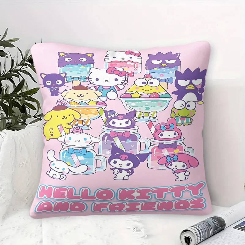 Sanrio Hello Kitty My Melody Kuromi Cartoon Throw Pillow Cute Decorative Cushion for Sofa Bedroom Car Home Decor Perfect Gift
Sanrio Hello Kitty My Melody Kuromi Cartoon Throw Pillow Cute Decorative Cushion for Sofa Bedroom Car Home Decor Perfect Gift