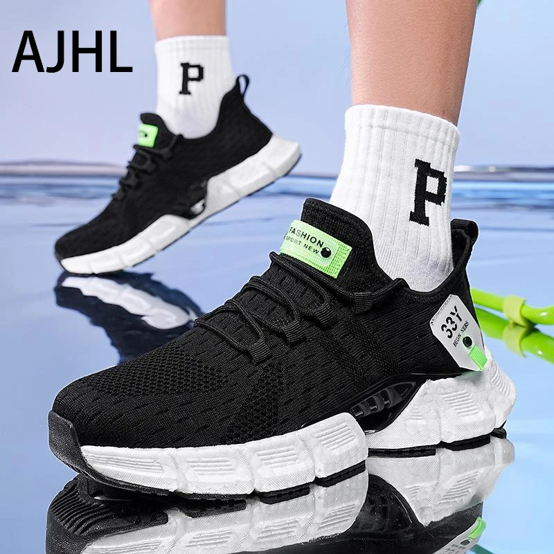 AJHL Men's Mesh Breathable Running Shoes Outdoor Cushioning Fashion Sports Shoes Professional Anti Slip Running Shoes
AJHL Men's Mesh Breathable Running Shoes Outdoor Cushioning Fashion Sports Shoes Professional Anti Slip Running Shoes