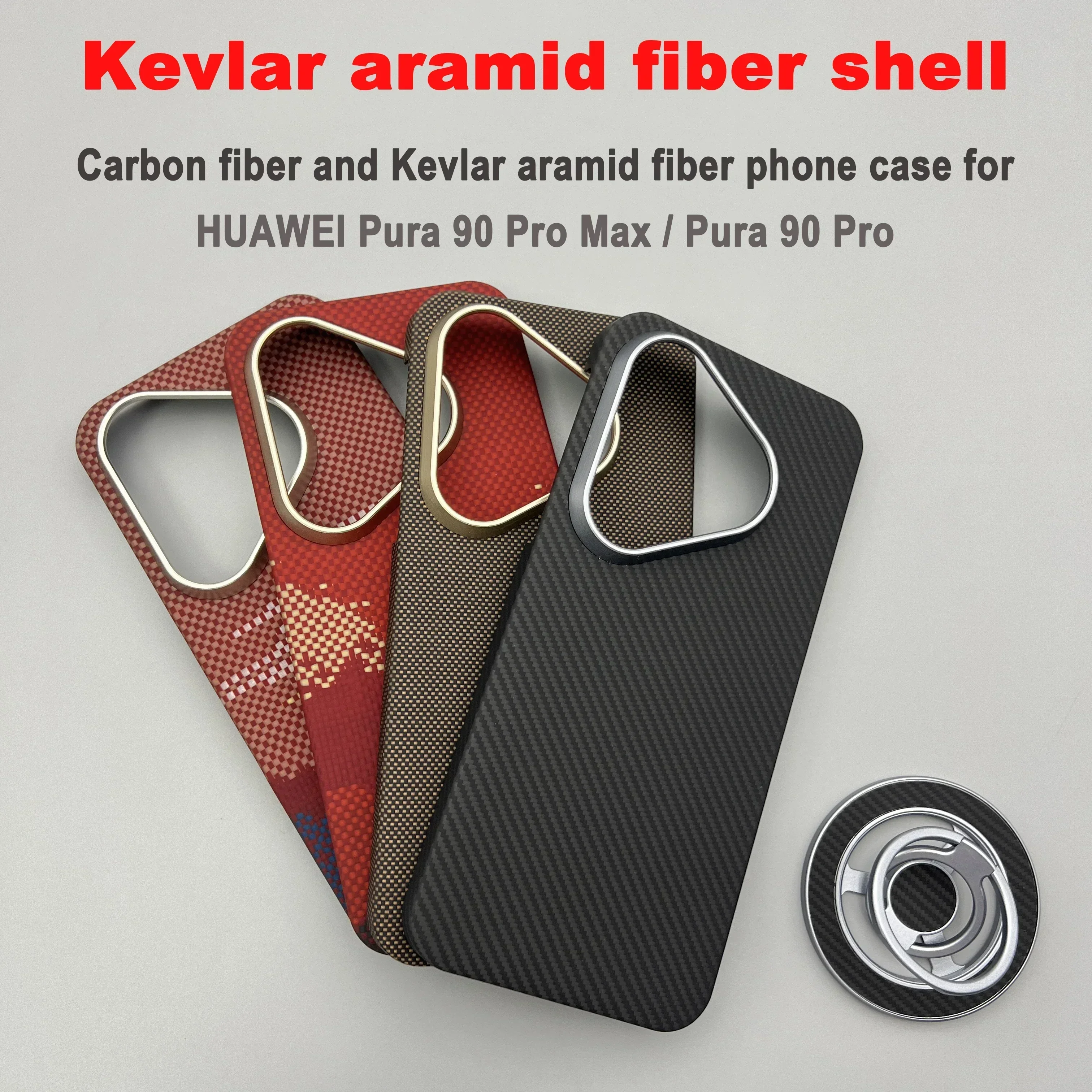 For HUAWEI Pura 90 Pro Max and Pura 90 Pro phone cases Kevlar aramid hard shell magnetic carbon fiber protective cover
For HUAWEI Pura 90 Pro Max and Pura 90 Pro phone cases Kevlar aramid hard shell magnetic carbon fiber protective cover