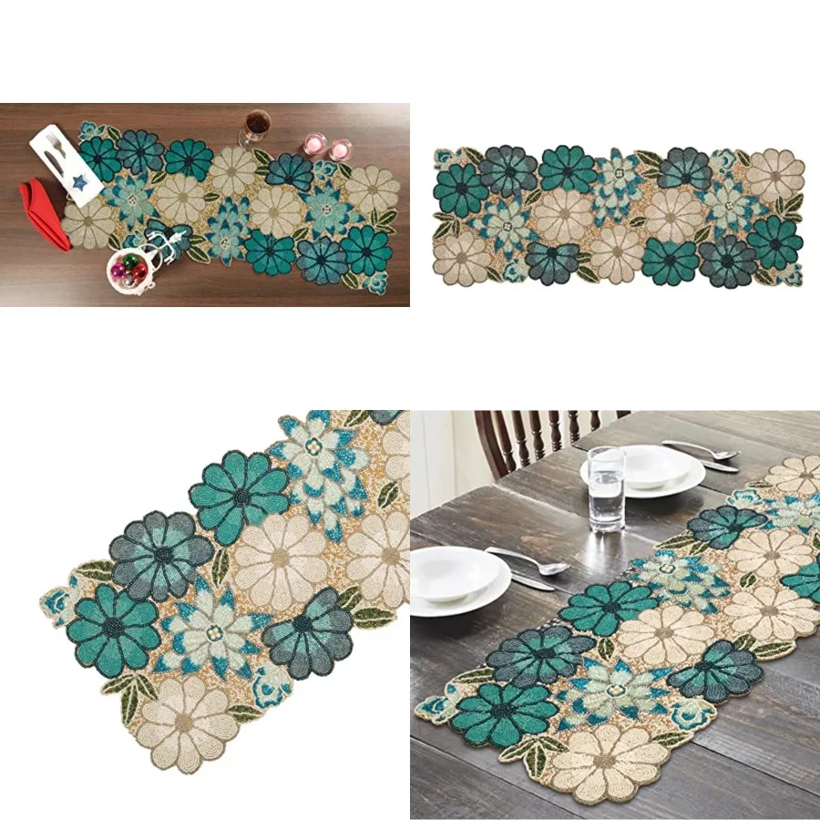 lightnpro Chrtistmas Beaded Table Runner, Christmas Table Runner, Rustic Farmhouse Hand Beaded Runner to Decorate Xmas Wedding
lightnpro Chrtistmas Beaded Table Runner, Christmas Table Runner, Rustic Farmhouse Hand Beaded Runner to Decorate Xmas Wedding