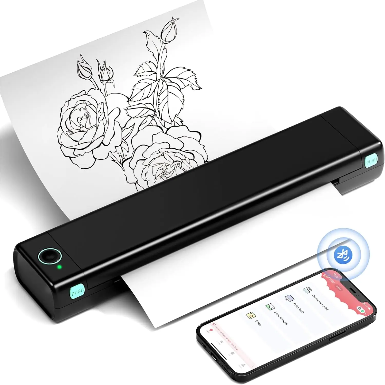 Portable Wireless Tiny Tattoo Stencil Printer Tattoo Copier Machine Tattoo Transfer Printer
Portable Wireless Tiny Tattoo Stencil Printer Tattoo Copier Machine Tattoo Transfer Printer