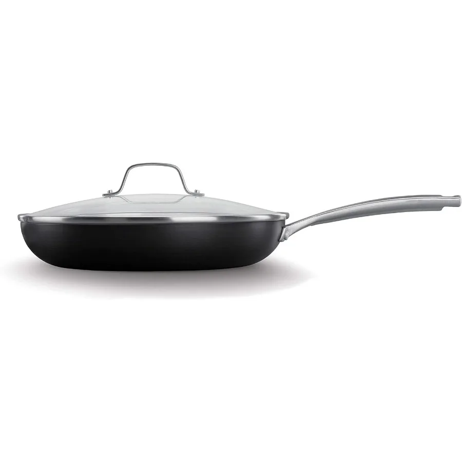 Classic Oil-Infused Ceramic 12-Inch Fry Pan with Cover
Classic Oil-Infused Ceramic 12-Inch Fry Pan with Cover