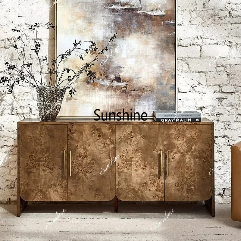 Medieval solid wood dining side cabinet, living room entrance locker
Medieval solid wood dining side cabinet, living room entrance locker