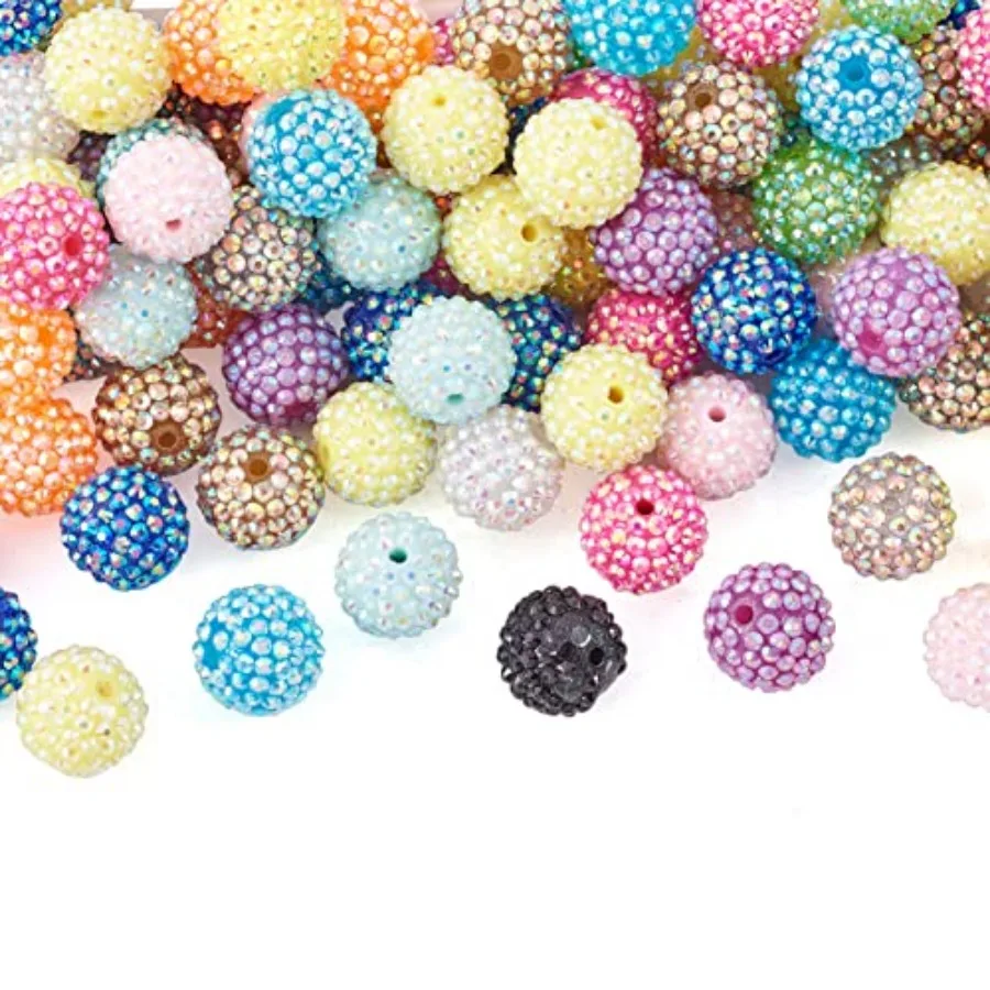 00pcs 20mm Round Resin Rhinestone Chunky Bubblegum Ball Beads Crystal Pave Disco Ball Beads Loose Spacer Charms Mixed Color for
00pcs 20mm Round Resin Rhinestone Chunky Bubblegum Ball Beads Crystal Pave Disco Ball Beads Loose Spacer Charms Mixed Color for