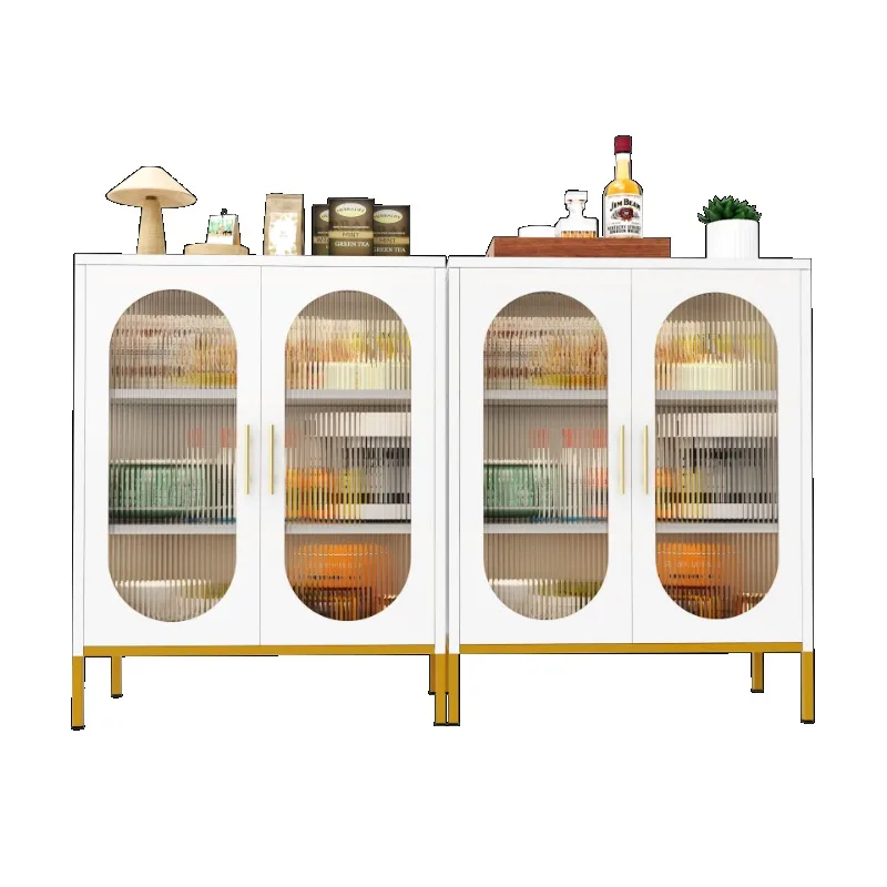 Metal Sideboard Cabinet with Fluted Glass Door, Adjustble Shelf Steel Locker Display Cabinet for Kitchen Livingroom Bedroom
Metal Sideboard Cabinet with Fluted Glass Door, Adjustble Shelf Steel Locker Display Cabinet for Kitchen Livingroom Bedroom