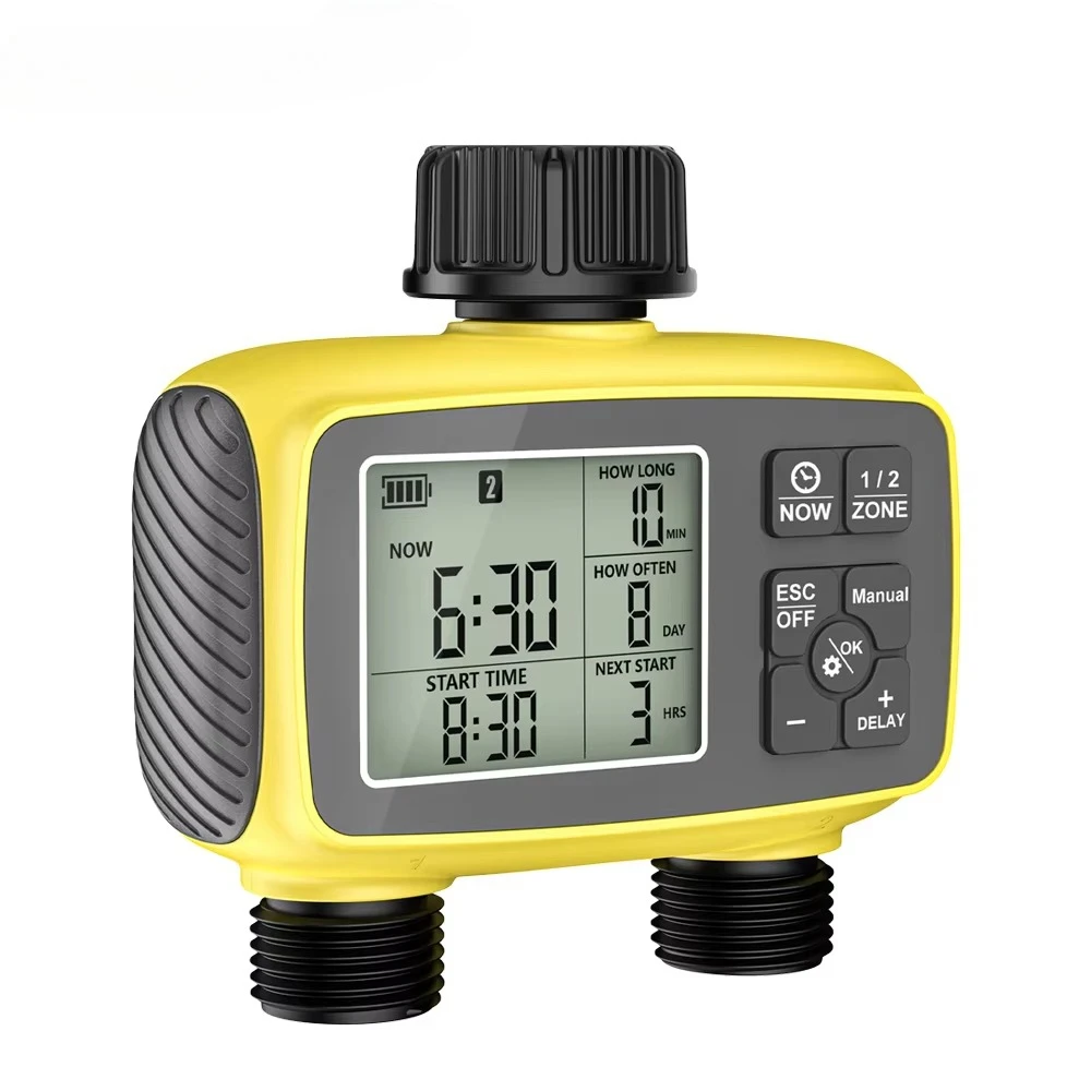 Factory Wholesale New Intelligent Digital Display Irrigator Two Channel Water Outlet Timer Garden Watering Irrigation System
Factory Wholesale New Intelligent Digital Display Irrigator Two Channel Water Outlet Timer Garden Watering Irrigation System