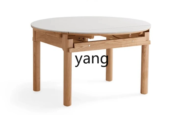 LTT Extendable Rock Slab Table Convertible Round Table Solid Wood Dining Table and Chairs
LTT Extendable Rock Slab Table Convertible Round Table Solid Wood Dining Table and Chairs