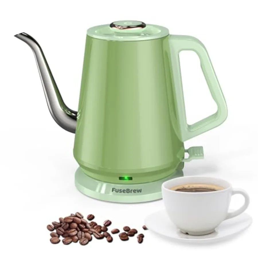 Gooseneck Electric Kettle 0.8L 1200 Watts Fast Boiling Stainless Steel BPA Free Automatic Shut Off Pour Over Kettle for Small K
Gooseneck Electric Kettle 0.8L 1200 Watts Fast Boiling Stainless Steel BPA Free Automatic Shut Off Pour Over Kettle for Small K