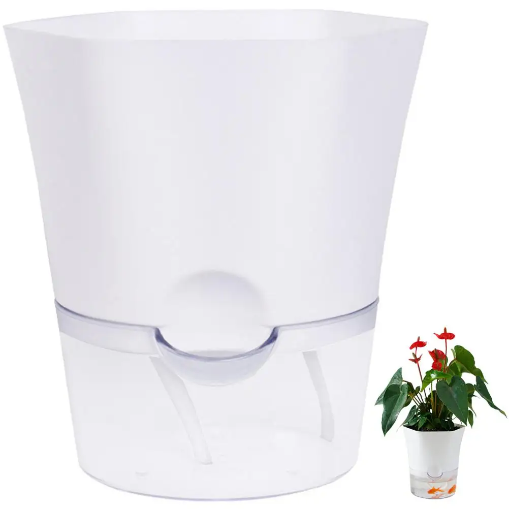 Automatic Watering Flower Pot Self Watering Pots Lightweight Durable Plastic Planter Container For Indoor Plants Succulents
Automatic Watering Flower Pot Self Watering Pots Lightweight Durable Plastic Planter Container For Indoor Plants Succulents