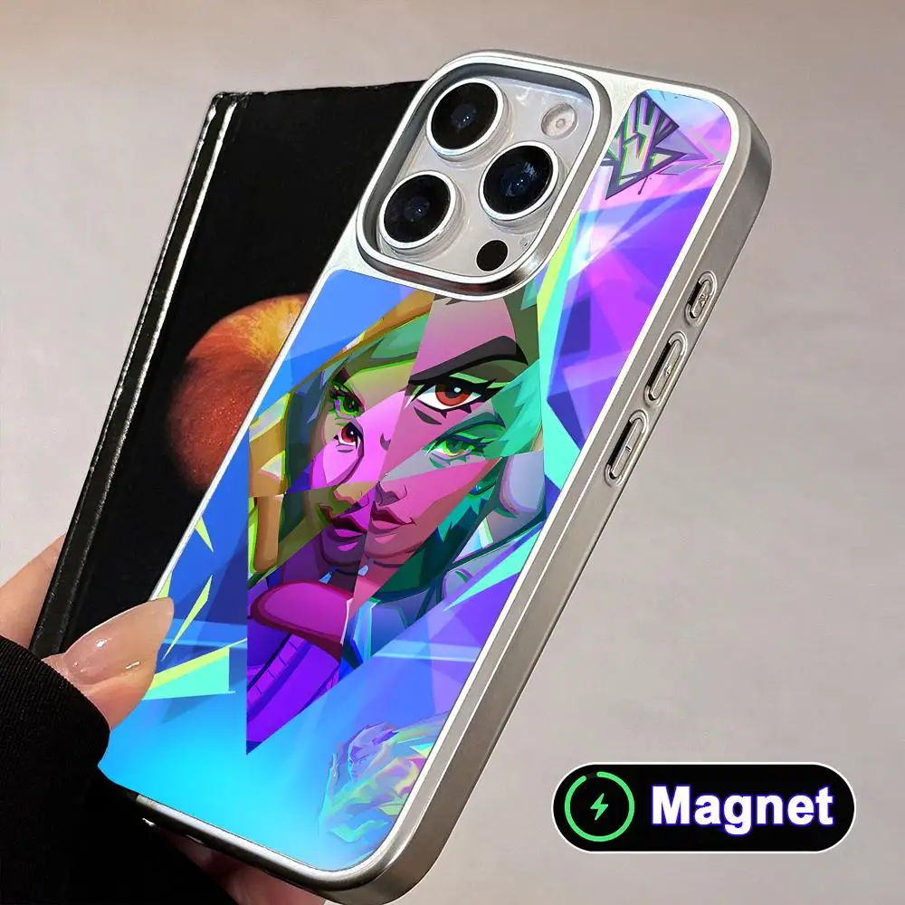 Valo Waylay Phone Case for iPhone 17 16 15 14 13 12 11 Air Pro Max Plus Electroplated Silver Magsafe Cover
Valo Waylay Phone Case for iPhone 17 16 15 14 13 12 11 Air Pro Max Plus Electroplated Silver Magsafe Cover