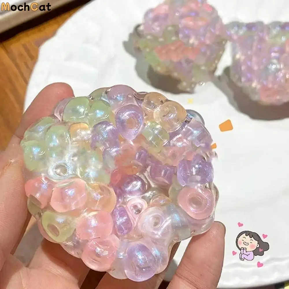 Прозрачные радужные бусины, очень мягкая эластичная игрушка ручной работы с шариком, красочная креативная игрушка с медленным отскоком
Прозрачные радужные бусины, очень мягкая эластичная игрушка ручной работы с шариком, красочная креативная игрушка с медленным отскоком