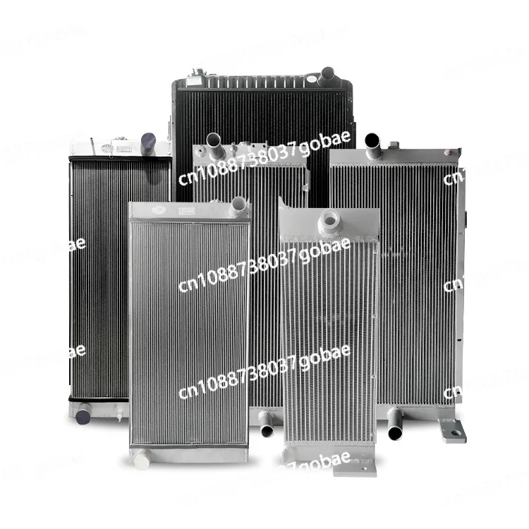 Excavator radiator, hydraulic oil radiator, loader radiator, oil grater intercooler
Excavator radiator, hydraulic oil radiator, loader radiator, oil grater intercooler