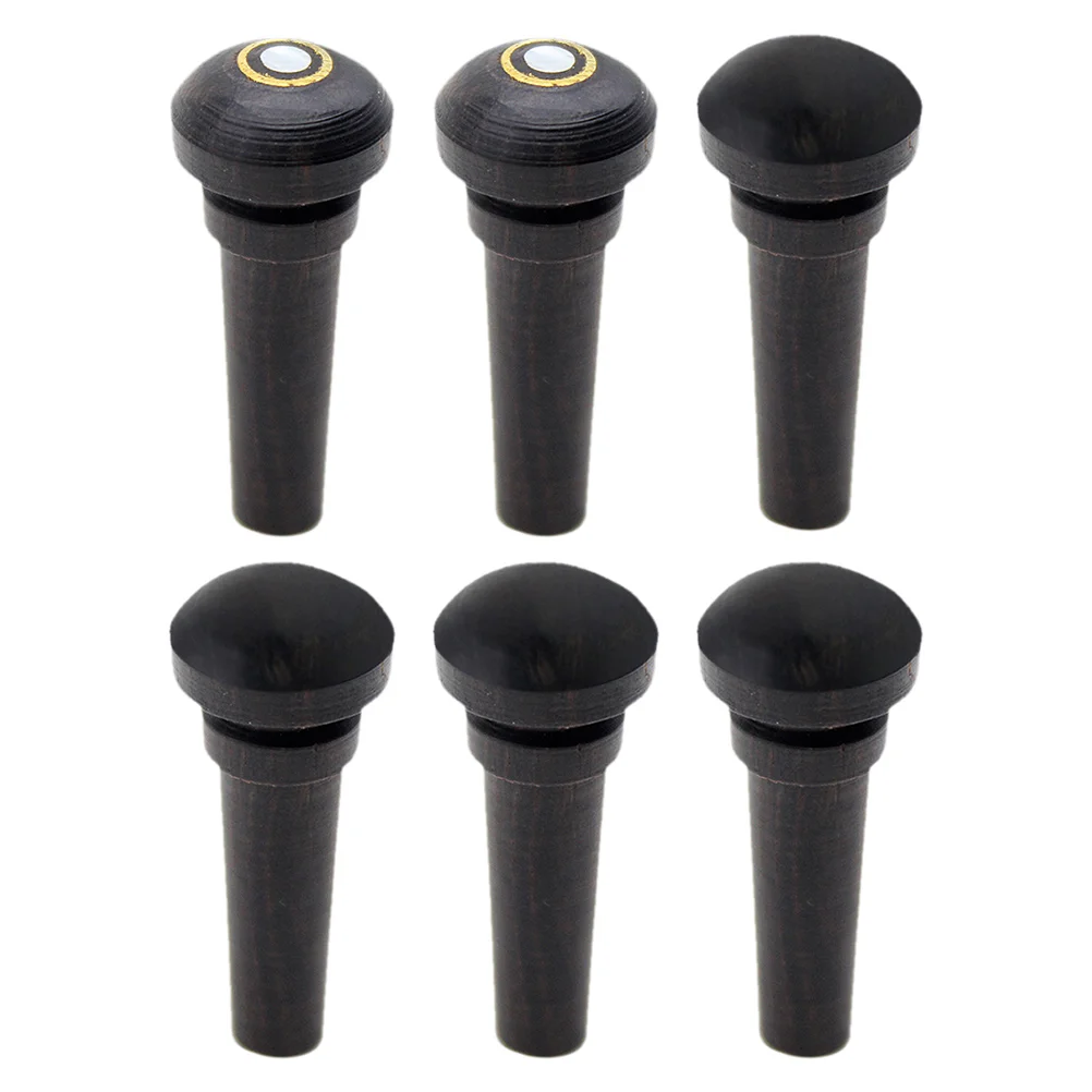 6pcs Violin Endpins Ebony Tail Fisheye Nonfisheye Design Replacement Parts for Violins Fine Tuners Kit Accessories
6pcs Violin Endpins Ebony Tail Fisheye Nonfisheye Design Replacement Parts for Violins Fine Tuners Kit Accessories
