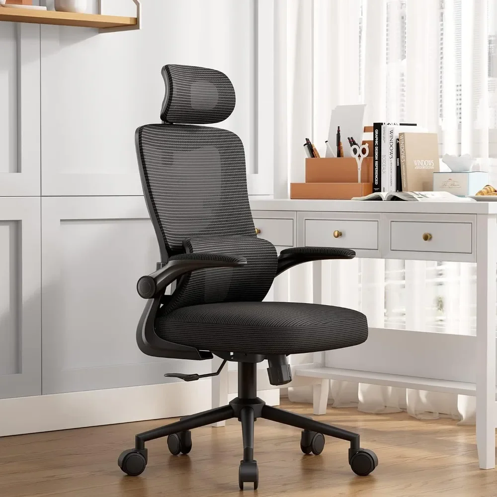 Office Chair Height-Adjustable Ergonomic Desk Chair with Lumbar Support, Breathable Mesh Computer Chair High Back Swivel Task
Office Chair Height-Adjustable Ergonomic Desk Chair with Lumbar Support, Breathable Mesh Computer Chair High Back Swivel Task