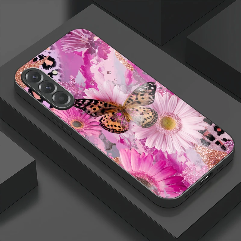Модный чехол для телефона с узором бабочки для Samsung Galaxy A53 A33 A23 A13 A17 A56 A36 A26 A24 A73 Противоударный чехол из закаленного стекла
Модный чехол для телефона с узором бабочки для Samsung Galaxy A53 A33 A23 A13 A17 A56 A36 A26 A24 A73 Противоударный чехол из закаленного стекла