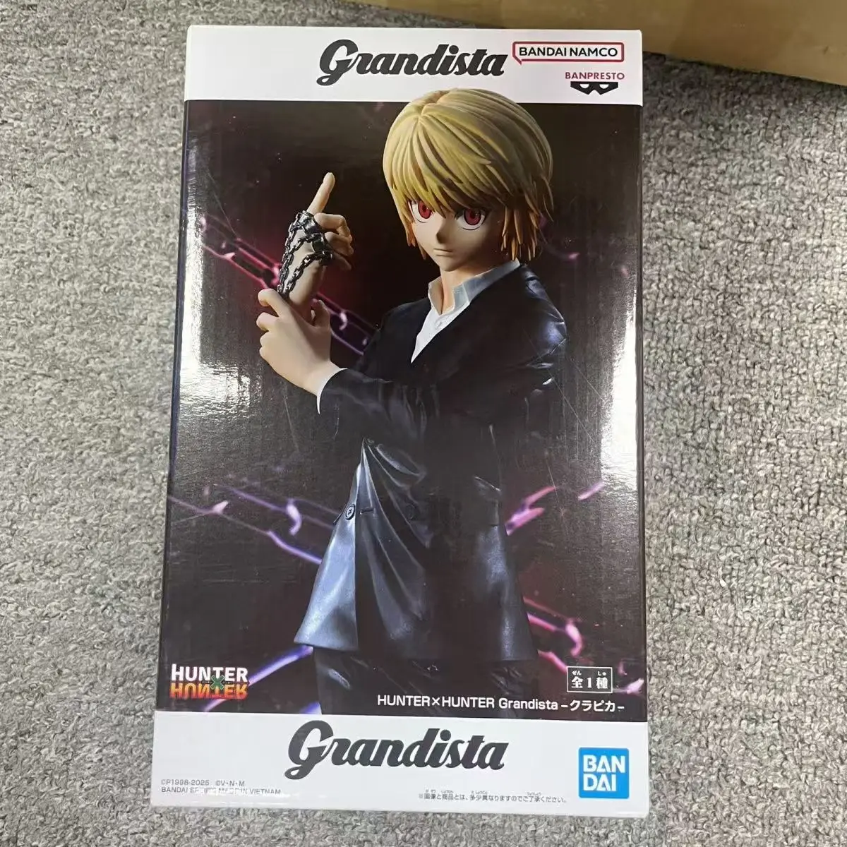 Оригинальная коллекционная фигурка Banpresto Hunter x Hunter Grandista Kurapika, модель-игрушка, подарок для детей
Оригинальная коллекционная фигурка Banpresto Hunter x Hunter Grandista Kurapika, модель-игрушка, подарок для детей