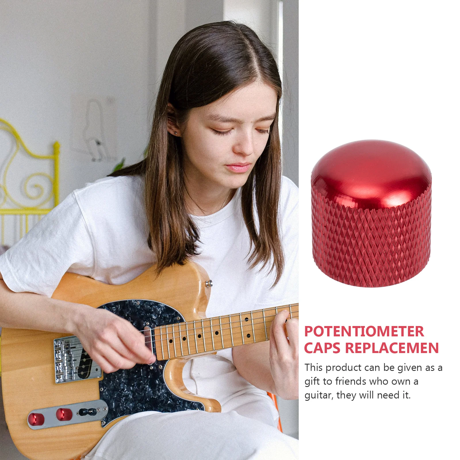 Premium Guitar Volume Knob Replacement Metal Bass Potentiometer Control Durable Anti-Corrosion String Instrument Accessories
Premium Guitar Volume Knob Replacement Metal Bass Potentiometer Control Durable Anti-Corrosion String Instrument Accessories