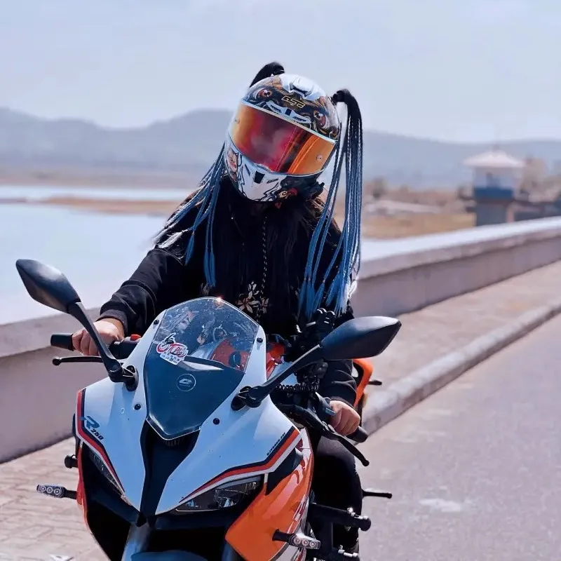 Helmet ponytail fine braid accessories, locomotive general helmet accessories, electric vehicle decorations ponytail
Helmet ponytail fine braid accessories, locomotive general helmet accessories, electric vehicle decorations ponytail