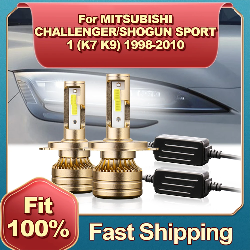 LED Headlights120W Power H4 Car Lamp For MITSUBISHI CHALLENGER SHOGUN SPORT 1 K7 K9 1998 99 2000 2001 2002 2003 2004 2005-2010
LED Headlights120W Power H4 Car Lamp For MITSUBISHI CHALLENGER SHOGUN SPORT 1 K7 K9 1998 99 2000 2001 2002 2003 2004 2005-2010
