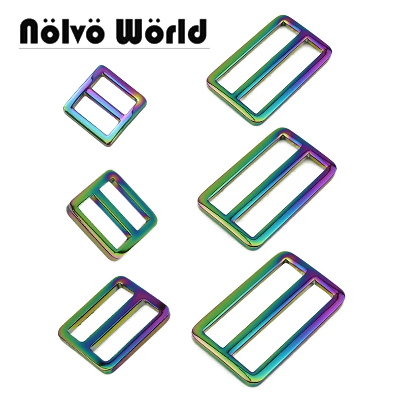 10-50pcs 6 Size Rainbow 2022 New Metal Fashion Woman Bag Metal TabularTri-glide Buckle Adjustable Webbing Slider Hook Strap
10-50pcs 6 Size Rainbow 2022 New Metal Fashion Woman Bag Metal TabularTri-glide Buckle Adjustable Webbing Slider Hook Strap