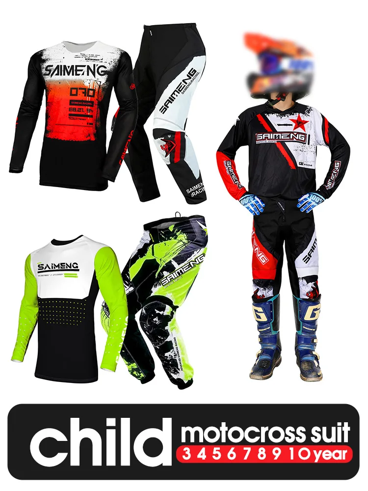 motocross gear set for kids racing suit child cross Jersey and Pant Enduro boy girl MX ATV MTB MOTO 3 4 5 6 7 8 9 10 11 years
motocross gear set for kids racing suit child cross Jersey and Pant Enduro boy girl MX ATV MTB MOTO 3 4 5 6 7 8 9 10 11 years