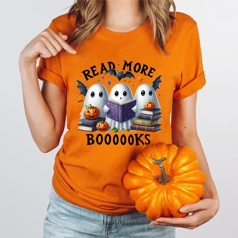 New Halloween Boo Read More Boooooks Graphic Print Shirt Summer T-Shirt Short Sleeve Fashion Unisex Personality Casual Tops
New Halloween Boo Read More Boooooks Graphic Print Shirt Summer T-Shirt Short Sleeve Fashion Unisex Personality Casual Tops