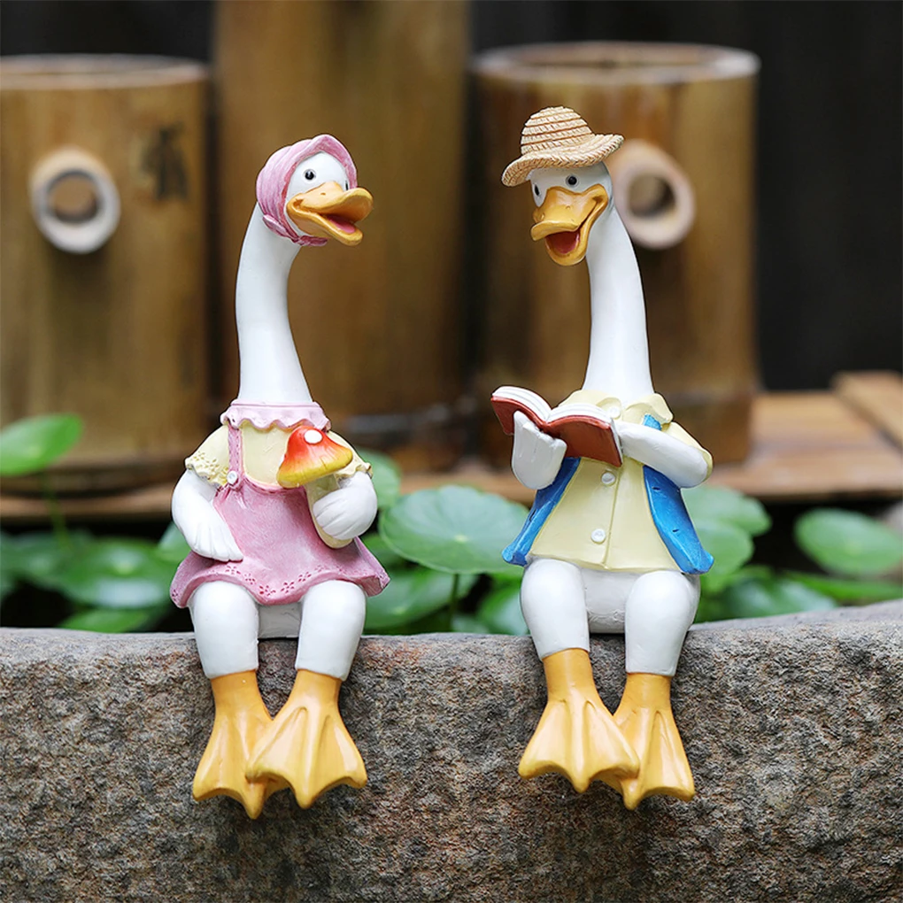 Outdoor Duck Garden Ornaments Exquisite Outdoor Décor Unique Sitting Couple Duck Garden Statues
Outdoor Duck Garden Ornaments Exquisite Outdoor Décor Unique Sitting Couple Duck Garden Statues