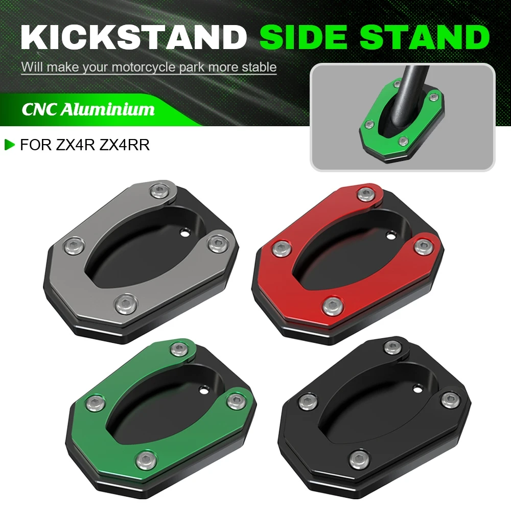 Foot Side Stand Motorcycle Accessories Kickstand Extension Pad Support Plate Enlarge For KAWASAKI ZX4R ZX4RR ZX-4R ZX-4RR ZX 4R
Foot Side Stand Motorcycle Accessories Kickstand Extension Pad Support Plate Enlarge For KAWASAKI ZX4R ZX4RR ZX-4R ZX-4RR ZX 4R
